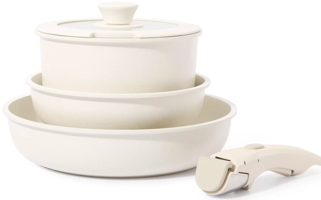 Carote Nonstick Cookware Set 5-Piezas SOLO $29.99 en Walmart (Reg. $90)