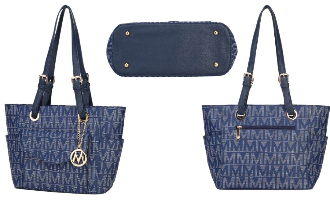 Carteras MFK Griselda M Signature Vegan Leather Tote Handbag solo $50.99 (Reg $179)