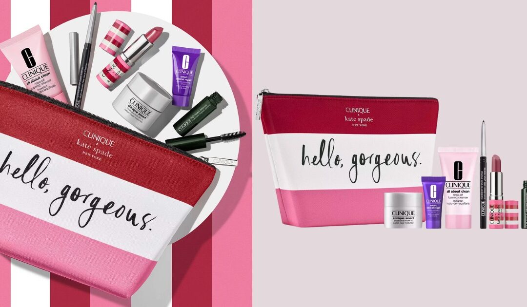Clinique x Kate Spade New York de 7-Piezas GRATIS con la Compra de $36