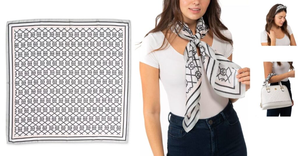 Giani-Bernini-Rope-Logo-Print-Square-Scarf