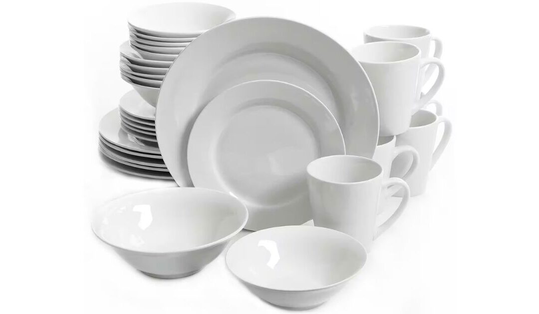 Juego de Vajilla de Cerámica Gibson 30-Piezas a solo $63.99 en JCPenney (Reg. $120)
