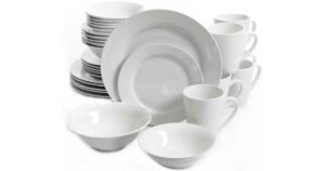 Gibson Noble Court Ceramic Dinnerware Set 30-Pc