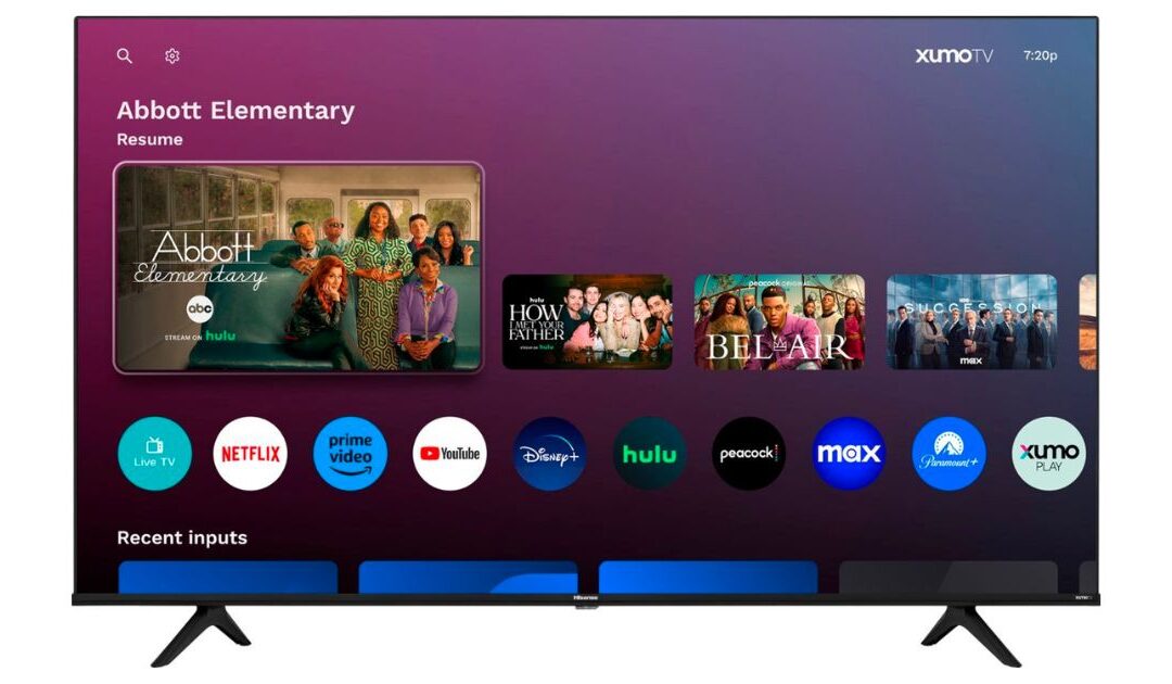 Hisense Class A6 Series UHD Xumo Smart TV 55-In SOLO $249.99 en Best Buy (Reg. $320)