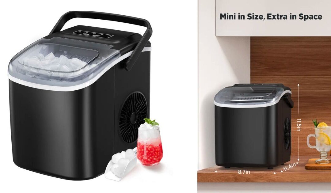 Máquina de Hacer Hielo Silonn Portátil a solo $84.98 (Reg. $105.88)