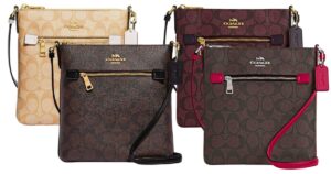 Coach Mini Rowan File Bag In Signature Canvas