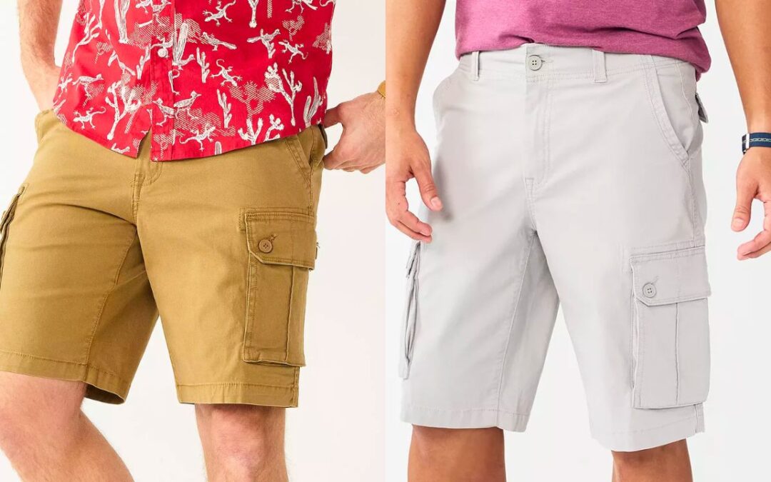 Pantalones Sonoma Goods For Life 10″ Everyday Cargo Shorts a solo $16.20 (Reg. $36)