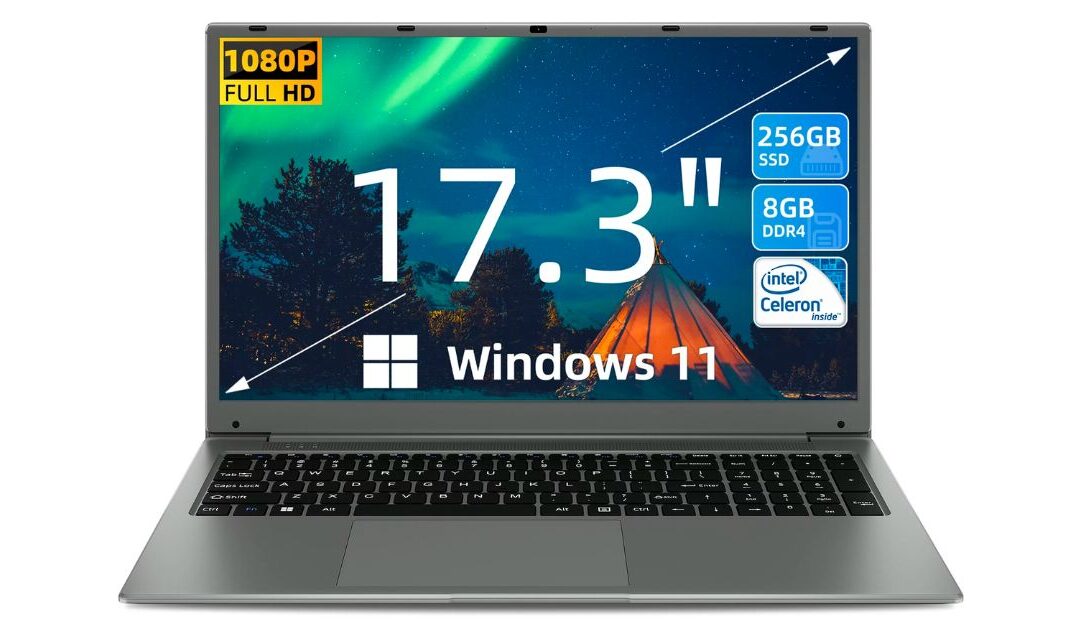 Laptop SGIN 17-in Intel Celeron SOLO $399.99 en Walmart (Reg. $1,500)