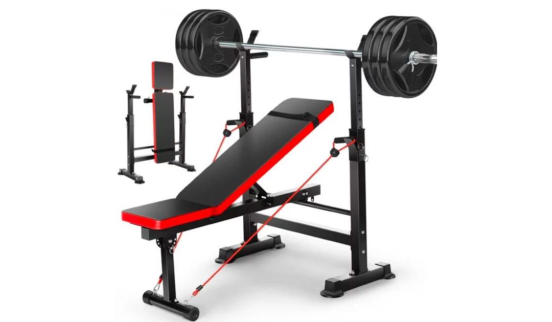 Set de Banco de Entrenamiento Plegable 4-en-1 SOLO $105.99 en Walmart
