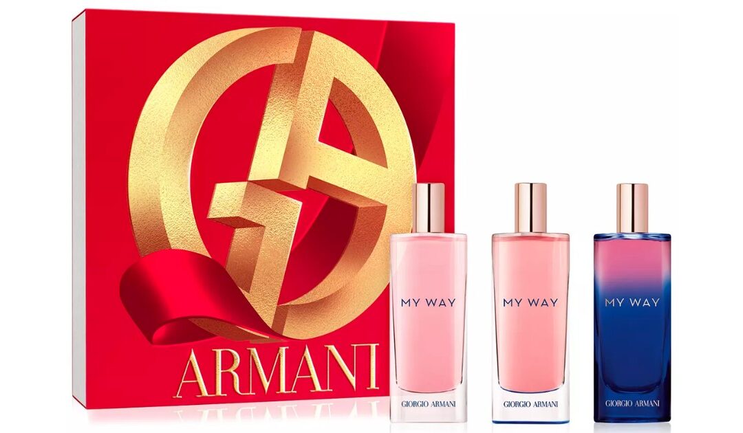 Set de Fragancia de 3-Piezas Armani SOLO $63.75 (Reg $145)