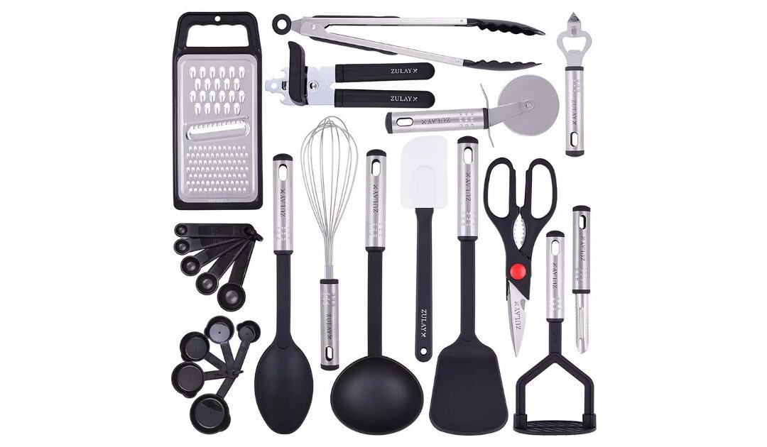 Set de Utensilios de 23-Piezas en Stainless Steel SOLO $20 en Macy’s