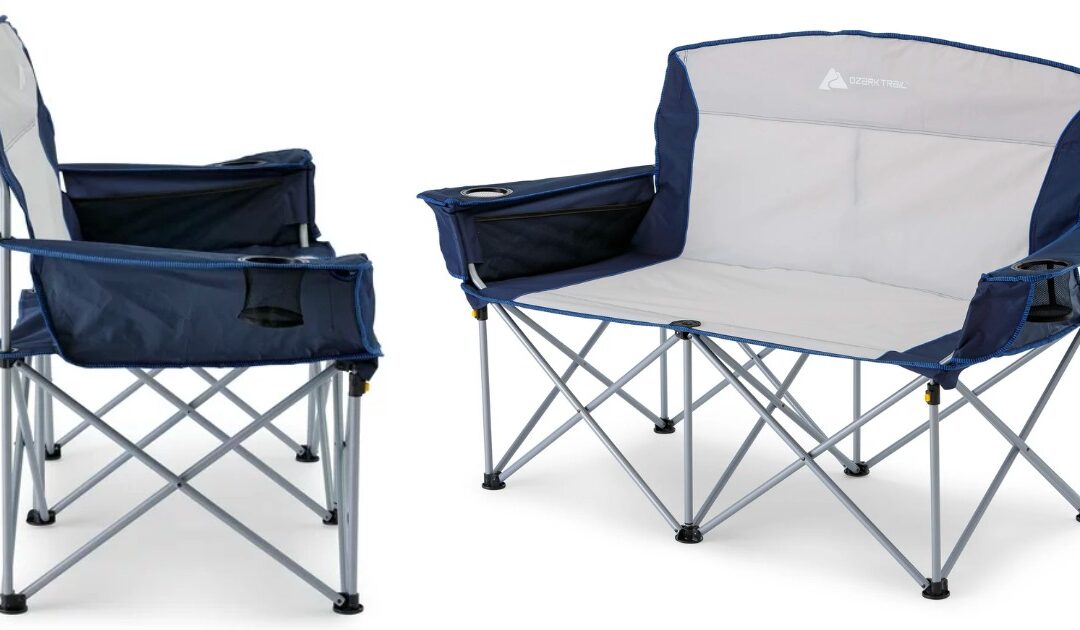 Silla de Camping Ozark Trail Para 2 Personas SOLO $34.88 (Reg $55)