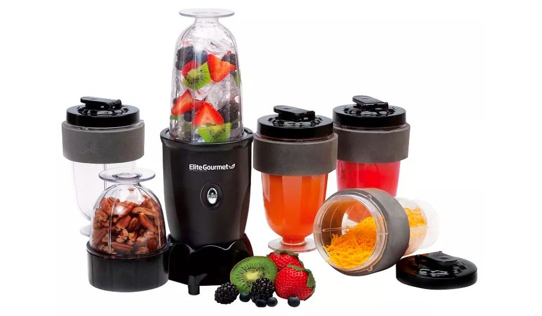 Sistema de Licuadora Elite Gourmet 17-Piezas SOLO $31.99 en Kohl’s (Reg. $60)