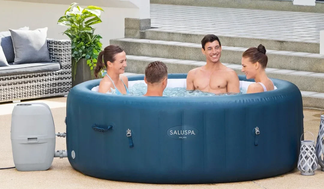Bestway SaluSpa Inflatable Hot Tub Spa SOLO $299.99 (Reg $475)