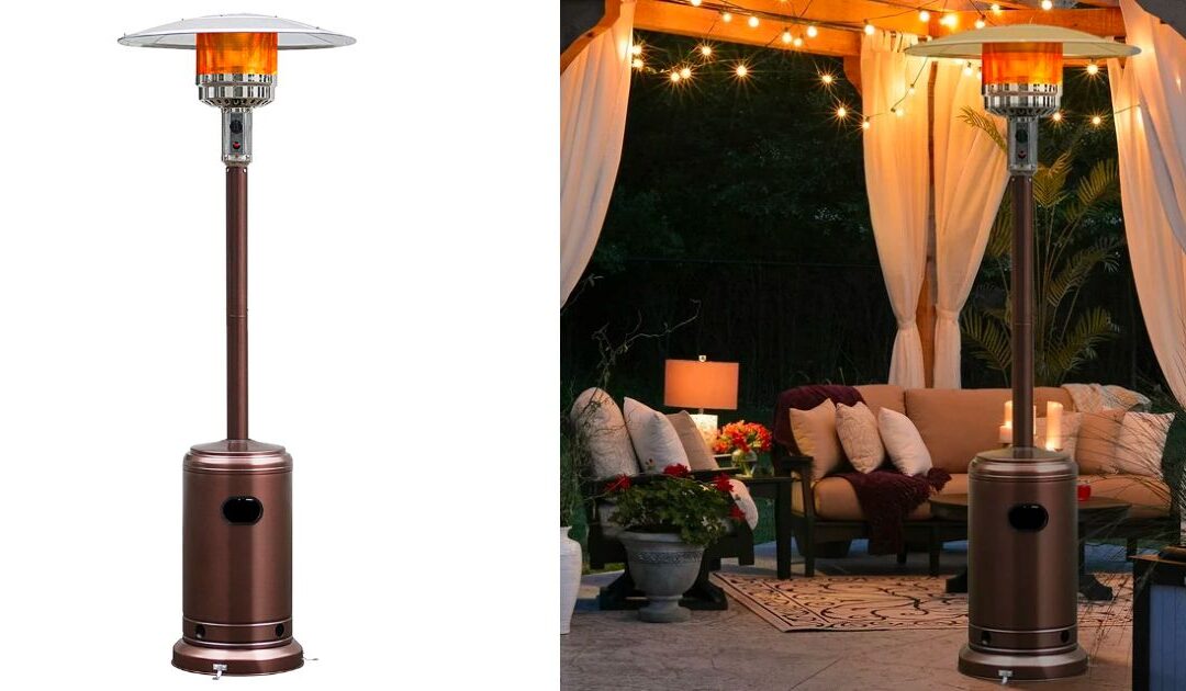 Calentador para Patio de Gas Propano Costway SOLO $129.99 en Walmart (Reg. $197)
