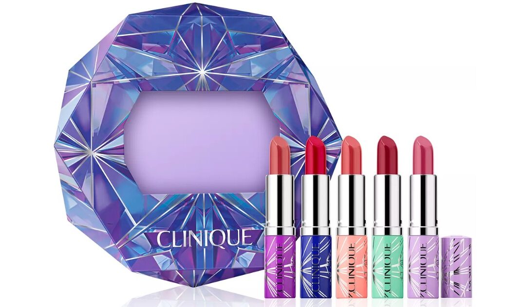 Clinique 5-Piezas Plenty of Pop Lipstick Set SOLO $21 (Reg $116)