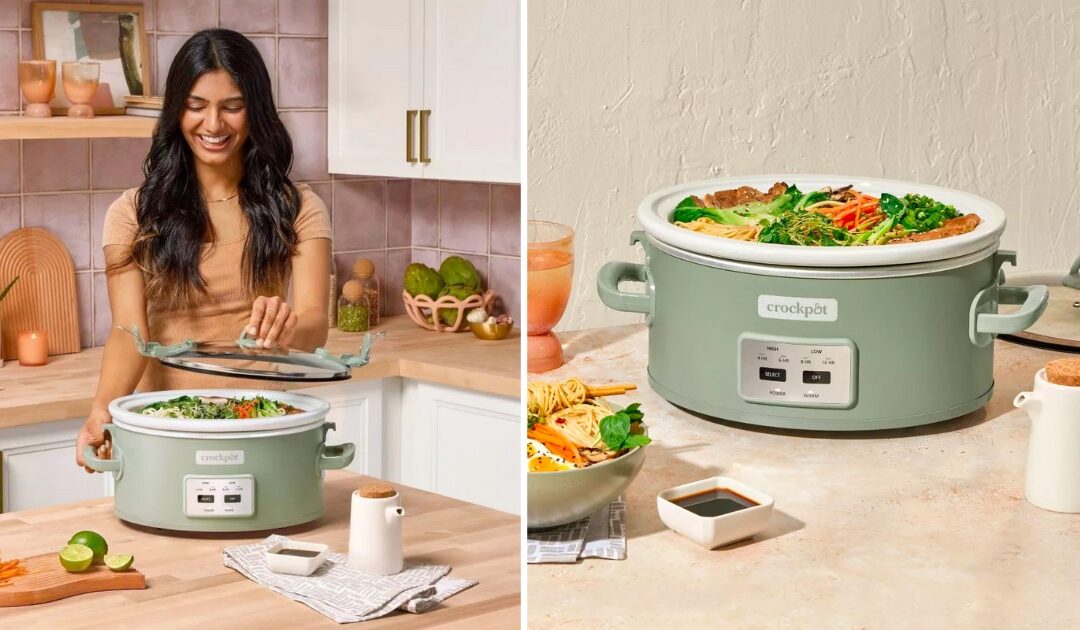 Crock Pot 6qt Cook and Carry Programmable Slow Cooker SOLO $24.99 (Reg $50)
