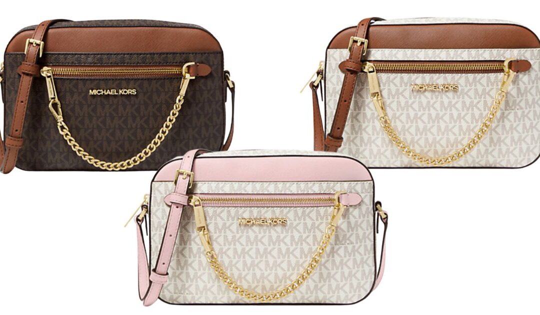 Cartera Michael Kors Jet Set Large Logo Crossbody SOLO $79 (Reg $398)