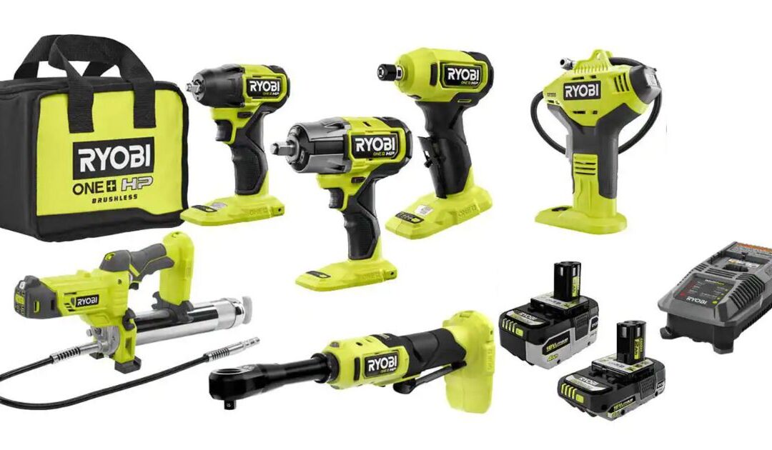 RYOBI ONE+ HP 18V Ultimate Automotive Starter Kit SOLO $499 (Reg. $800)