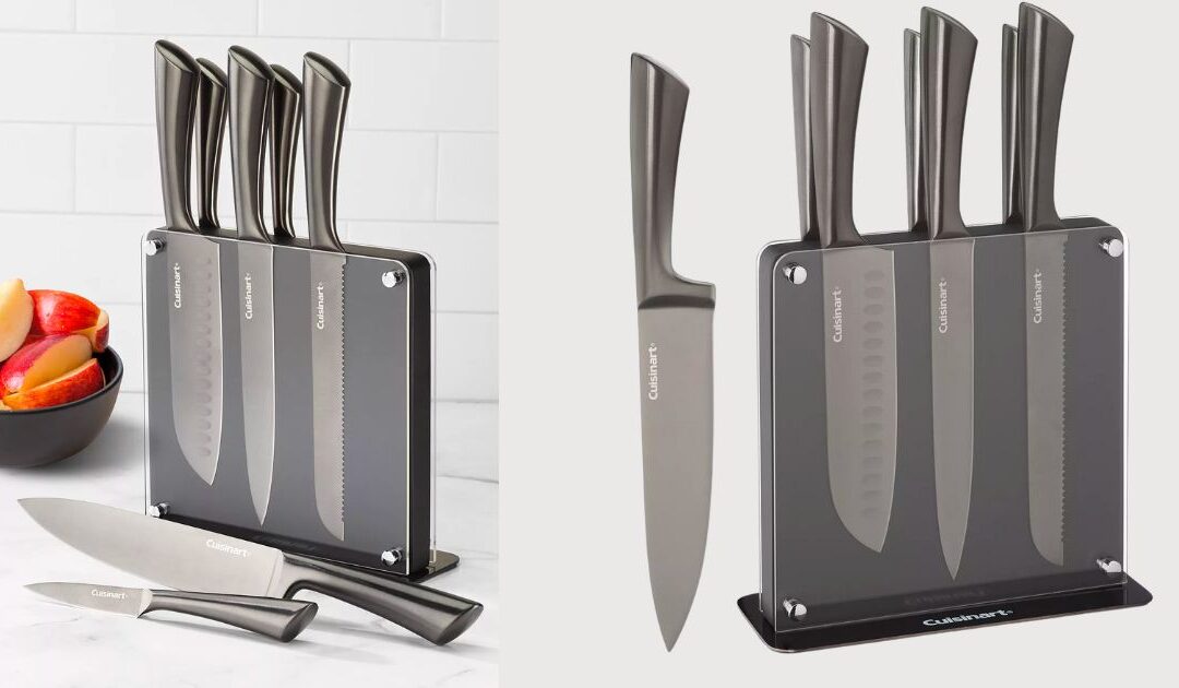 Set de Cuchillos Cuisinart 8-Piezas con Bloque Magnético a solo $65.99 (Reg. $167)