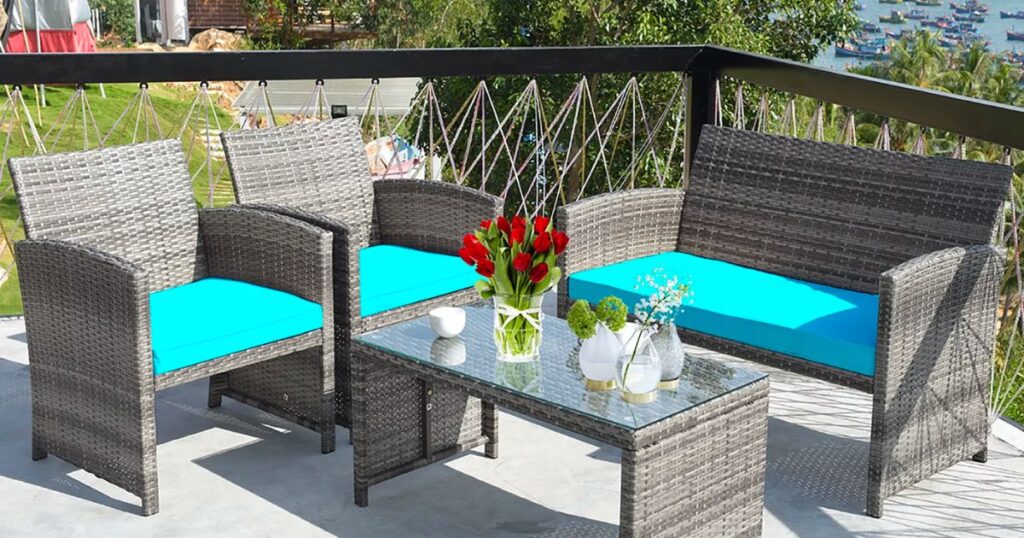 Set de Patio Costway 4-PCS