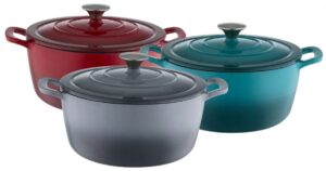 Food Network Ombre Enameled Cast-Iron Dutch Oven 3.5 Qt