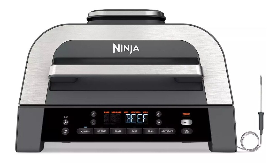 Ninja Foodi Smart XL Indoor Grill & Air Fryer 6-in-1 a solo $159.99 en Macy’s (Reg. $280)
