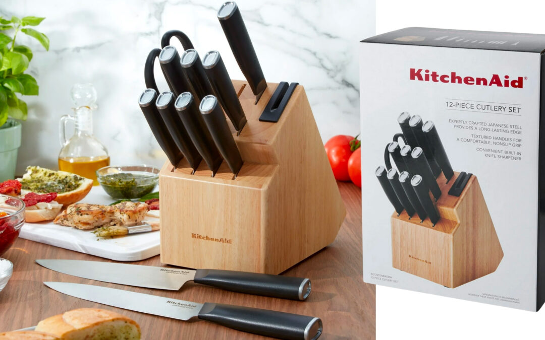 Set de Cuchillos KitchenAid Classic de 12-Piezas SOLO $39 en Walmart