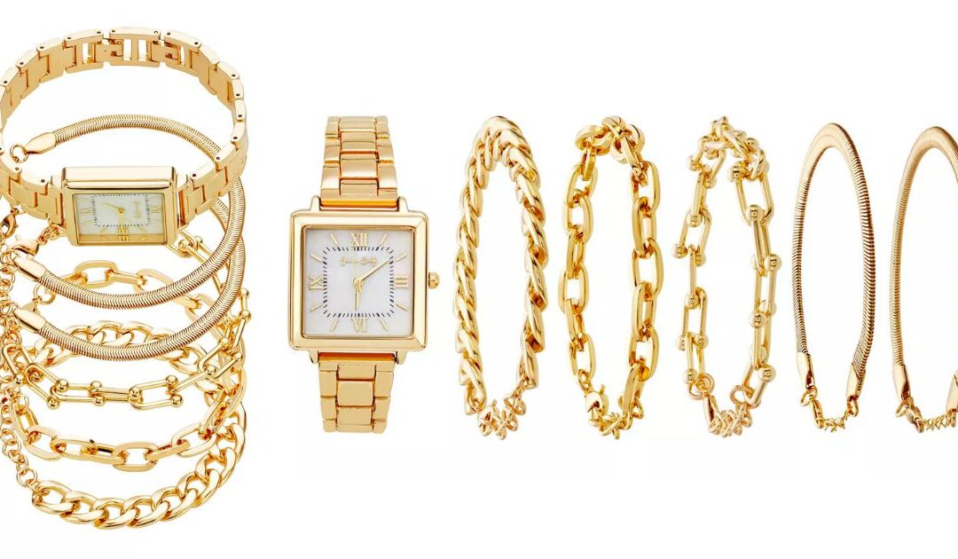 Set de Reloj y Pulseras Jessica Carlye a solo $19.99 en Macy’s (Reg. $40)