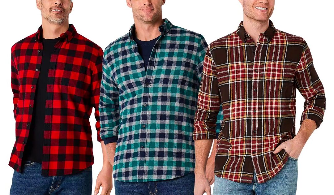 Camisas de Franela Para Hombres SOLO $ 11 en JCPenney (Reg $40)