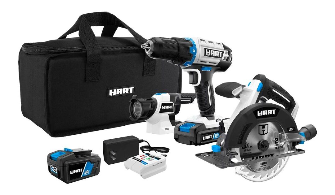 Combo Kit de 3-Herramientas Hart SOLO $99 en Walmart (Reg. $150)
