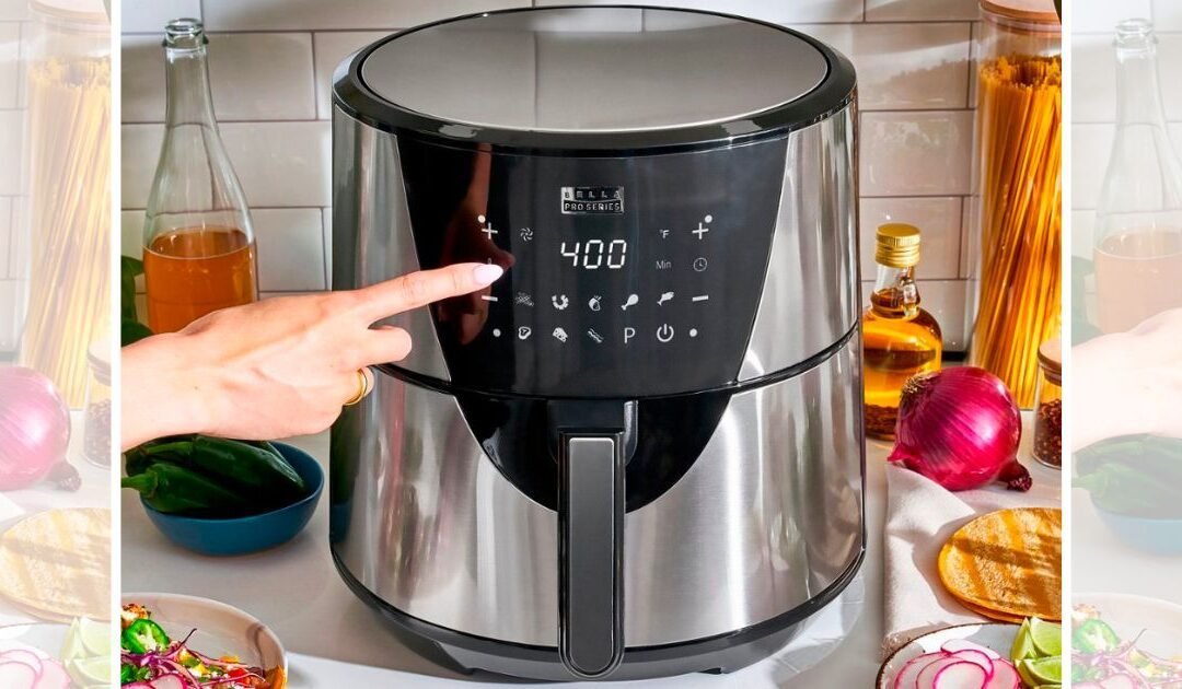 Freidora de Aire Digital Bella Pro Series 8-Qt en Stainless Steel a solo $49.99 (Reg. $130)