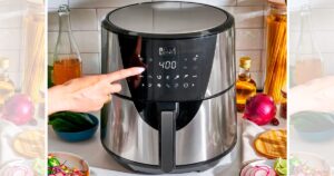 Freidora de Aire Digital Bella Pro Series 8-Qt Stainless Steel