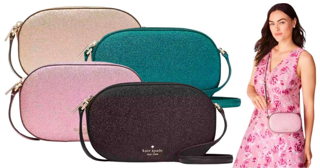 Kate Spade Glimmer Oval Camera Bag