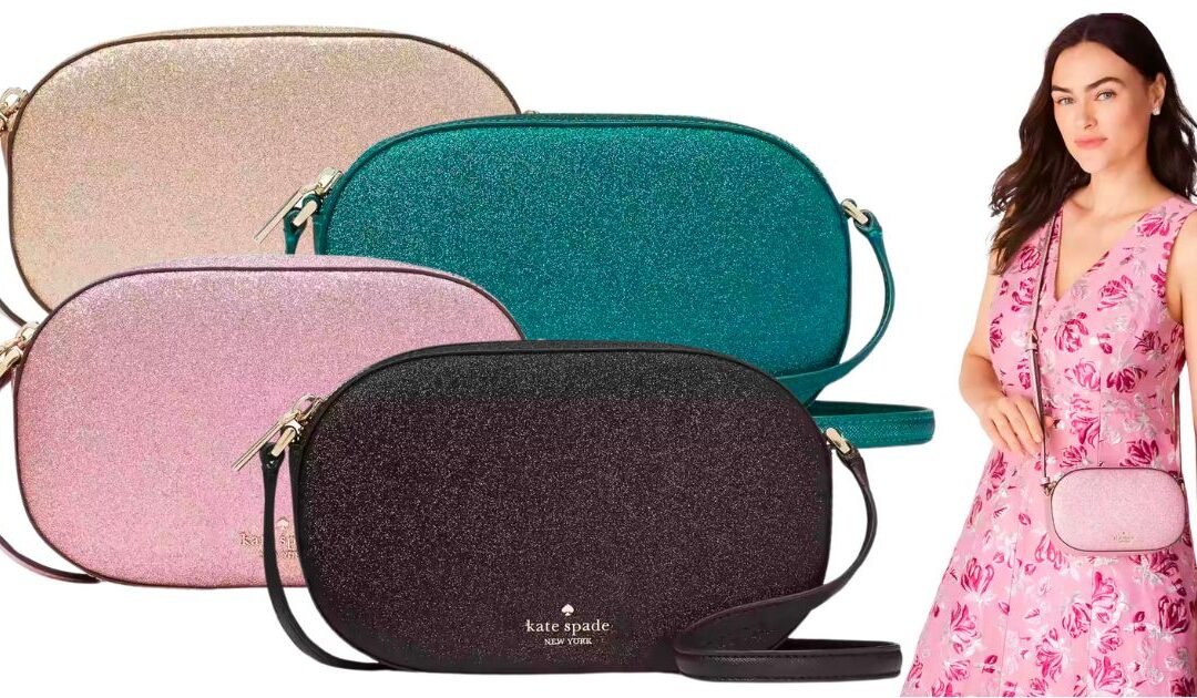 Kate Spade Glimmer Oval Camera Bag SOLO $56.25 (Reg. $299)