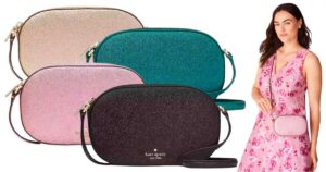 Kate Spade Glimmer Oval Camera Bag