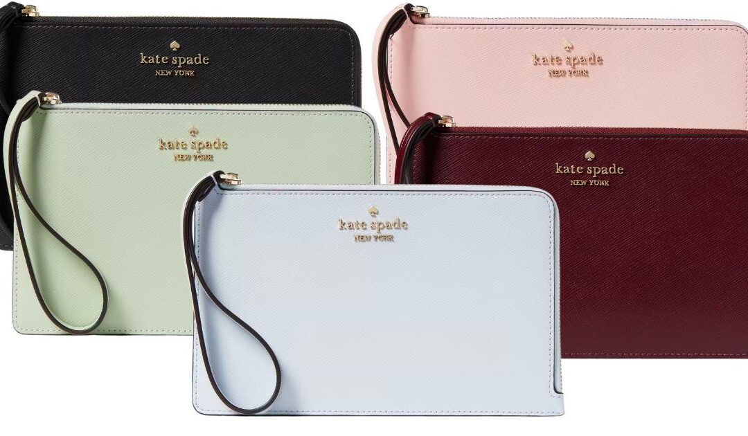Kate Spade Staci Medium L Zip Wristlet SOLO $29.25 (Reg $139)
