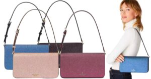 Kate Spade Glitter Tinsel Flap Shoulder Bag