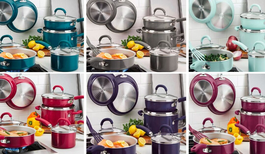 Set de Cocina Rachael Ray de 13-Piezas SOLO $79.99 (Reg. $283)