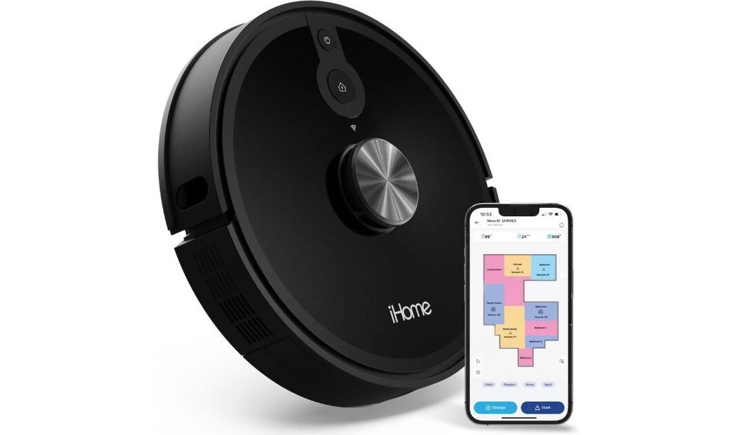 iHome AutoVac Nova S1 Robot Vacuum with LIDAR Navigation SOLO $60 (Reg. $250)