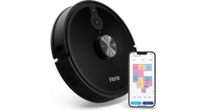 iHome AutoVac Nova S1 Robot Vacuum with LIDAR Navigation