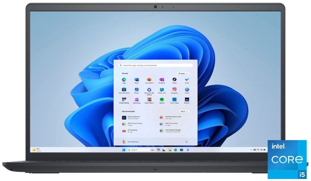 Dell Inspiron 15 3520 Touch Laptop a solo $329.99 en Best Buy (Reg. $600)