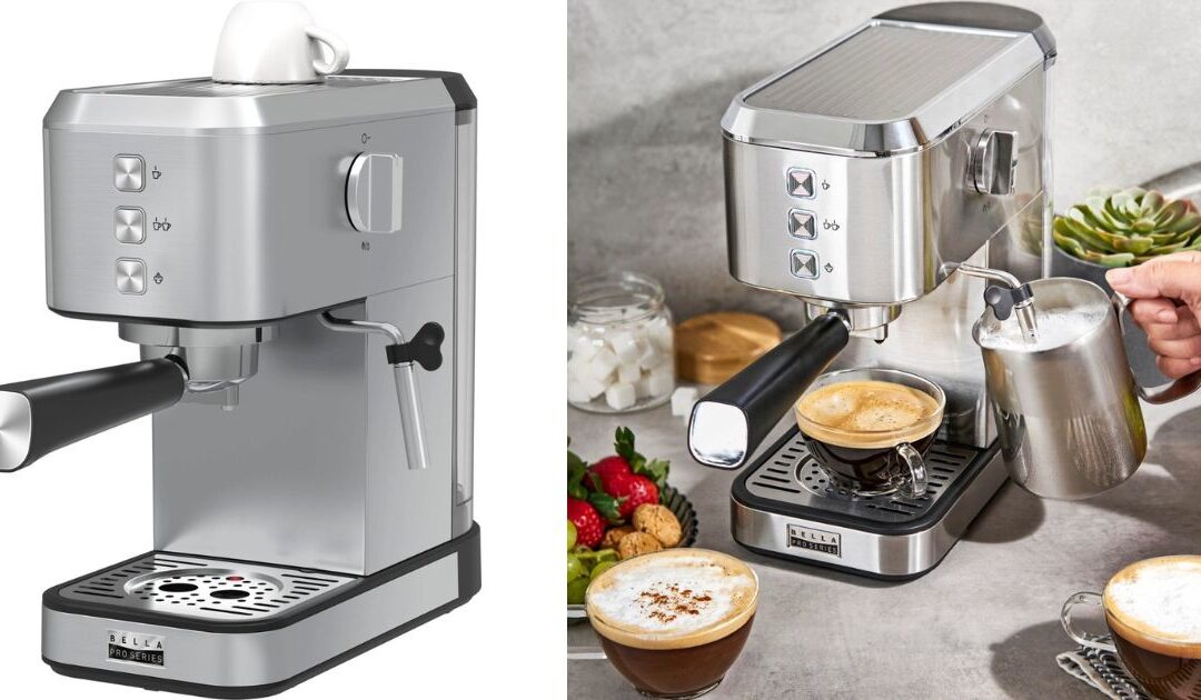 Máquina de Café Expresso Bella Pro Series a solo $69.99 en Best Buy (Reg. $150)