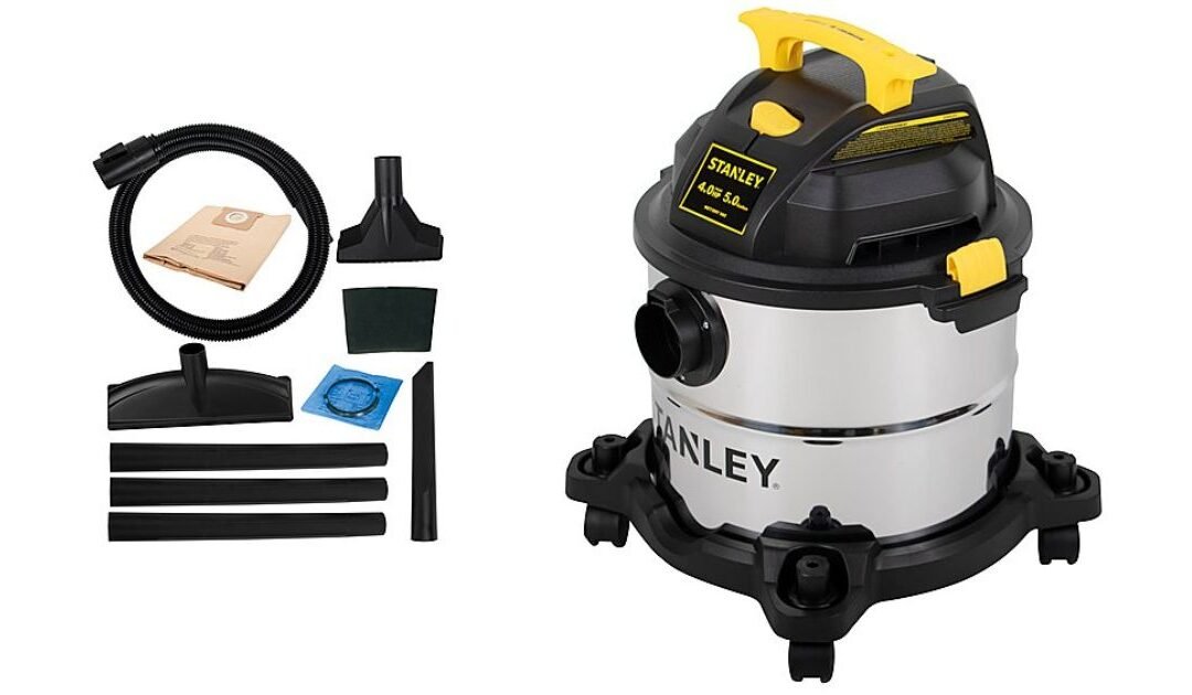 Vacuum Stanley para Seco/Húmedo 5-Gal a solo $44.99 (Reg. $85)