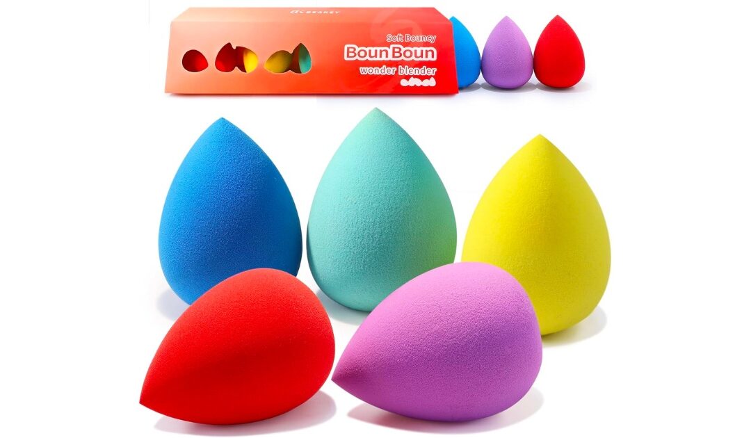 Set de Esponjas Para Maquillaje de 5-Piezas en 50% Off con Código