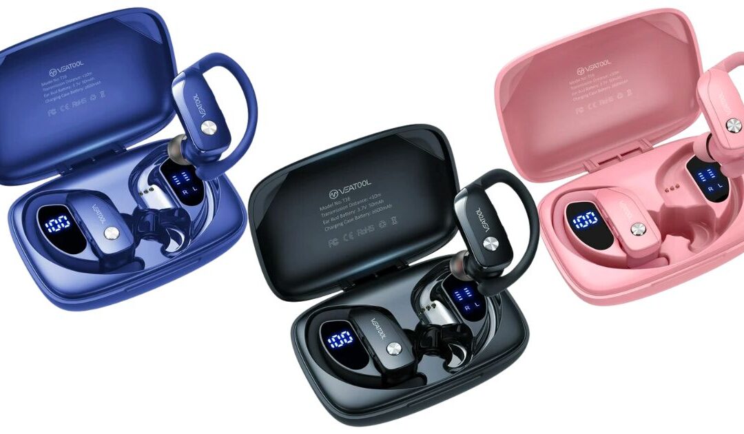 Audífonos Wireless Veatool a solo $19.99 en Walmart (Reg. $80)