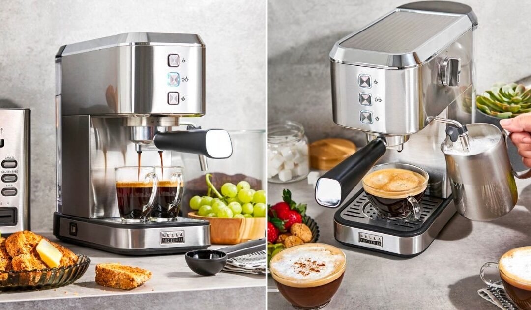 Cafetera Slim Espresso bella PRO a solo $49.99 (Reg. $150)