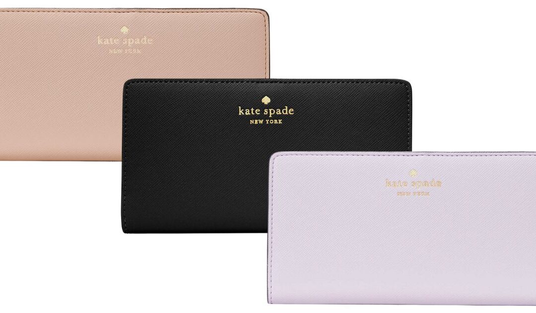 Kate Spade Dana Large Slim Bifold Wallet a solo $39 (Reg. $179)