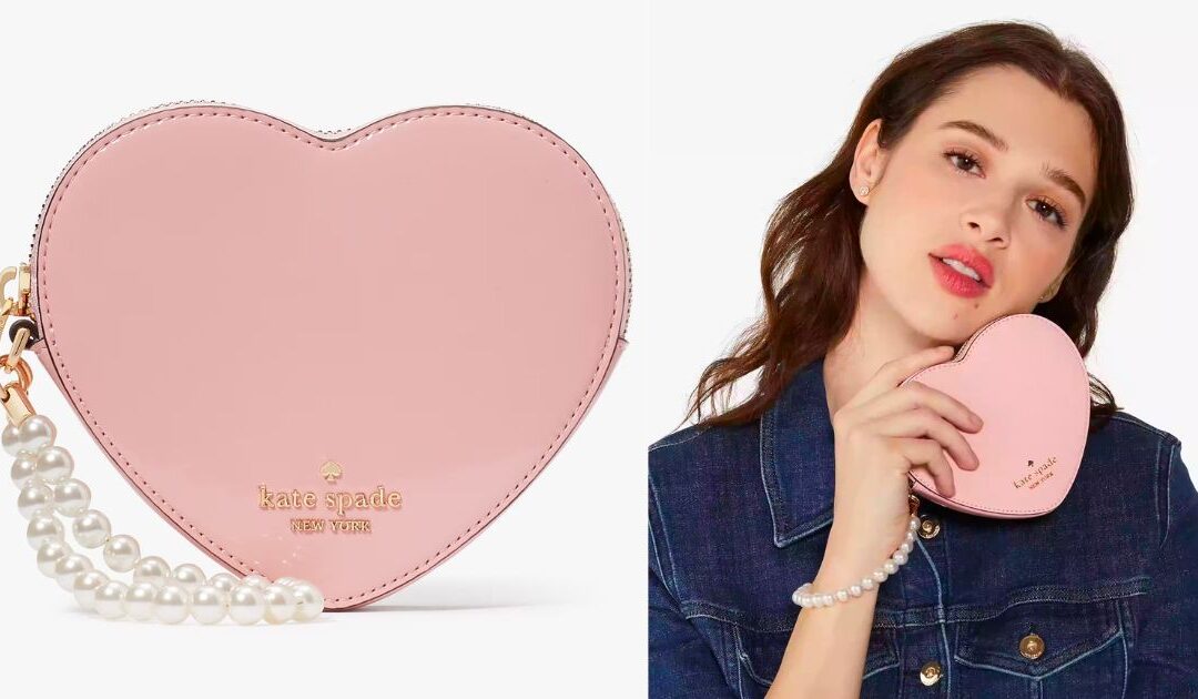 Kate Spade Love Shack 3d Heart Wristlet a solo $99 (Reg. $229)