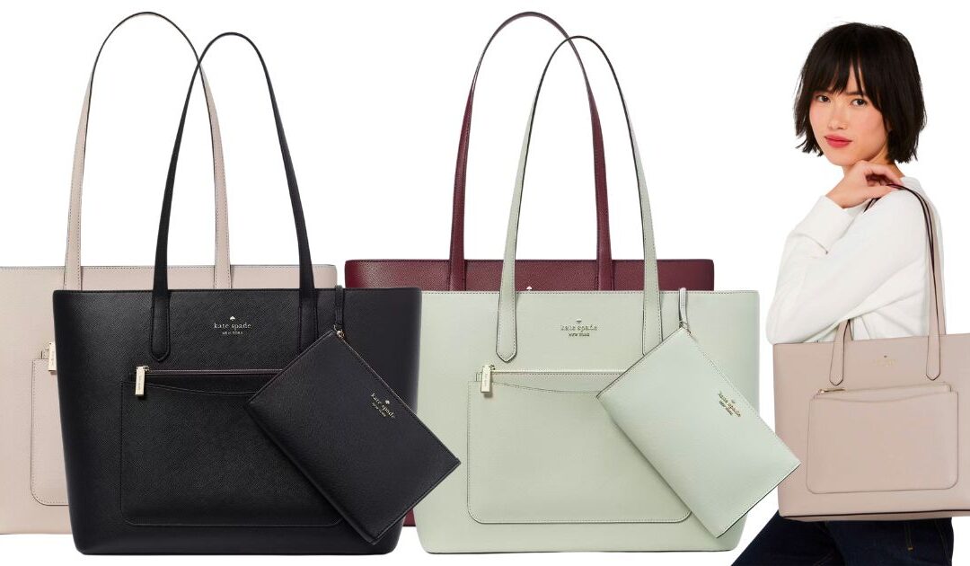 Kate Spade Staci Tote and Wristlet Set a solo $99 (Reg. $499)