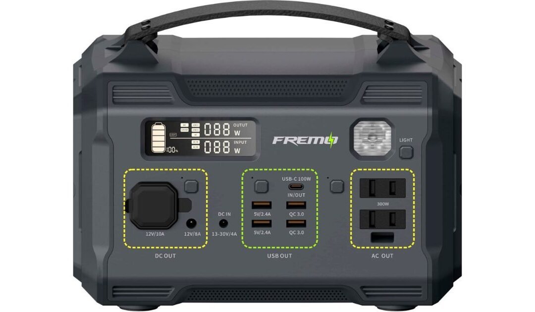 Generador Portátil Fremo X300 276 Watt SOLO $179.99 (Reg. $330)